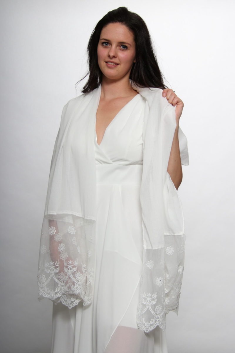 sari wit - Afbeelding 2