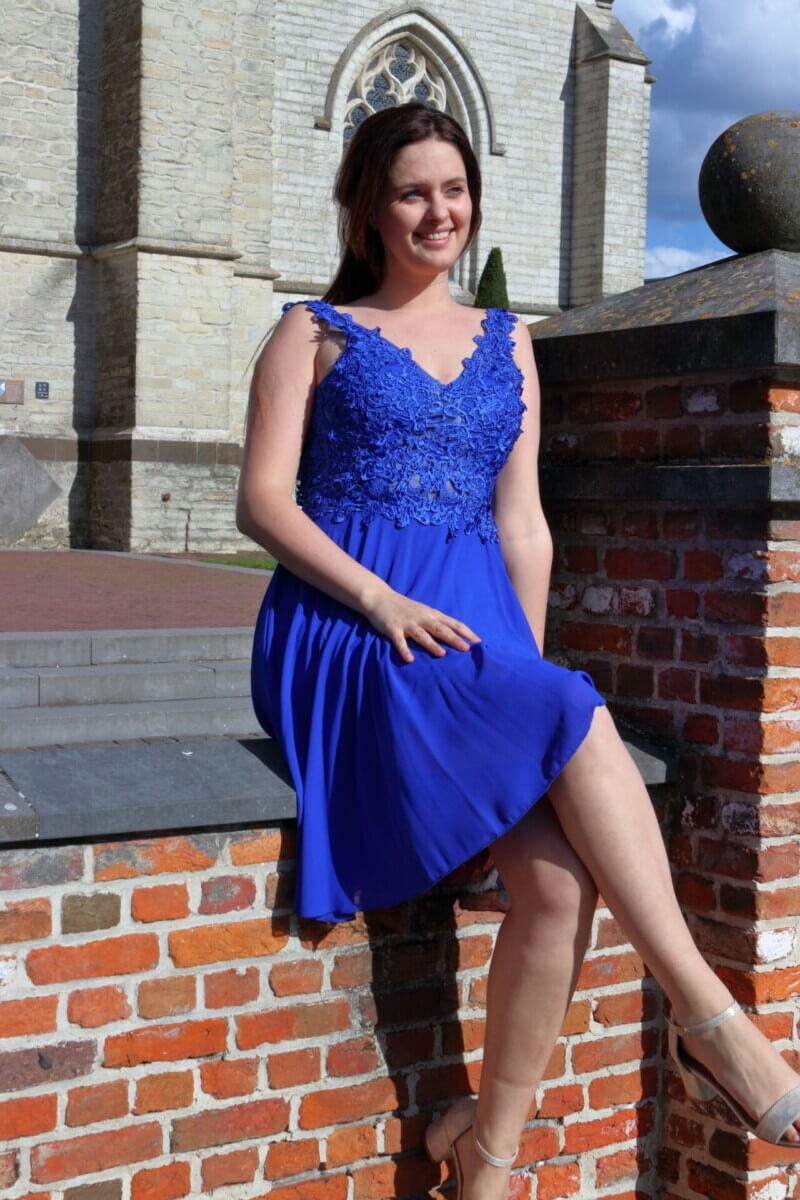 Arlinde koningsblauw - Afbeelding 2