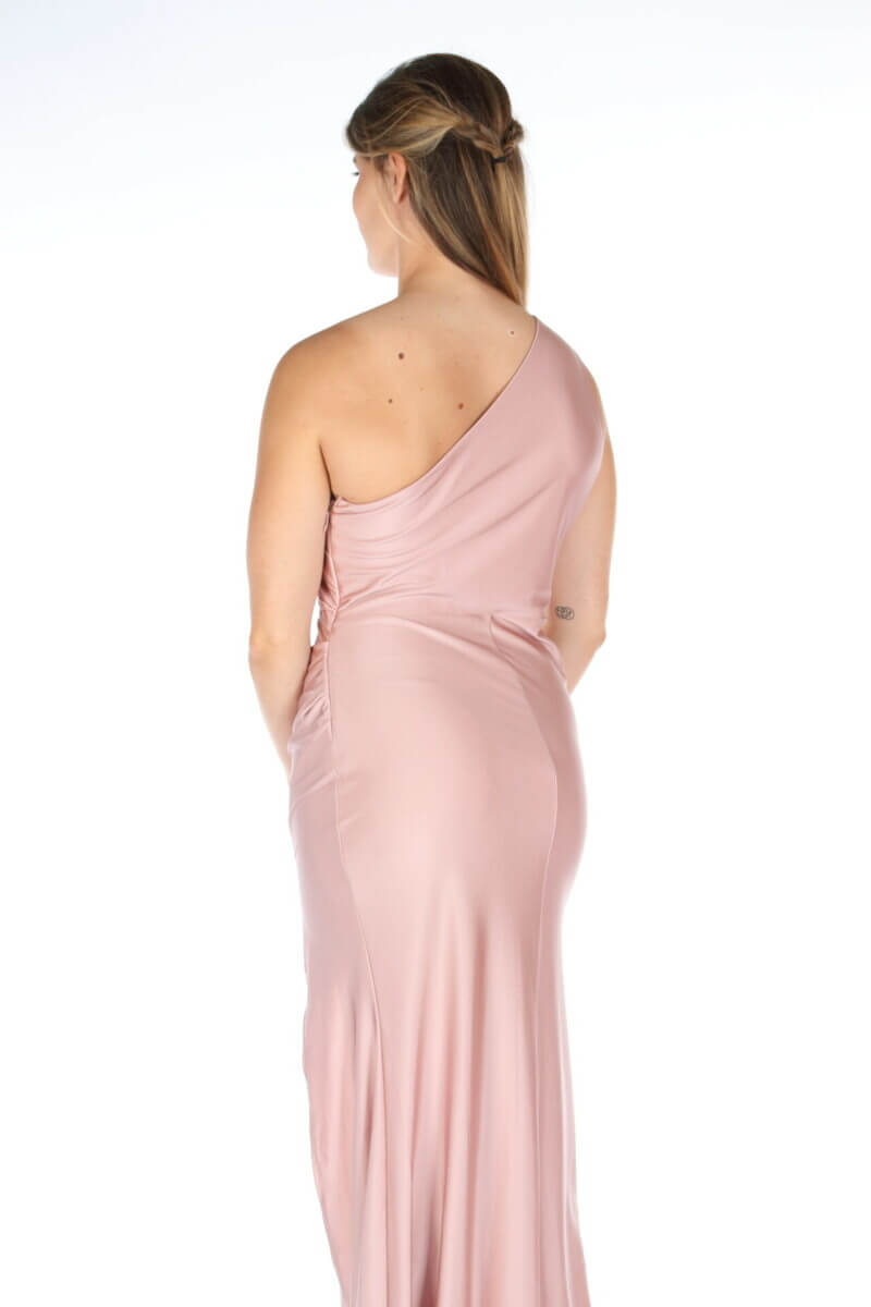 Dames schathals bruidsmeisjesjurken avondjurken kant chiffon baljurk