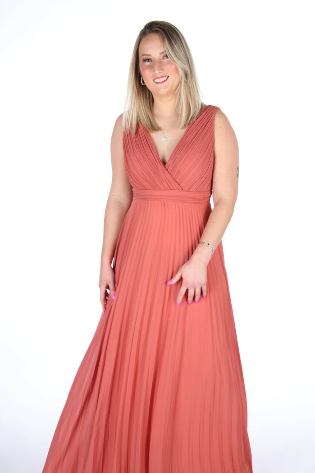 Zalika Top in Crystal Rose Burgundy