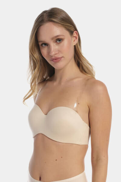 Magic silicone bra straps