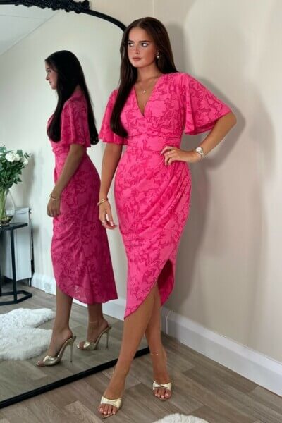 Katasha fuchsia/bloem