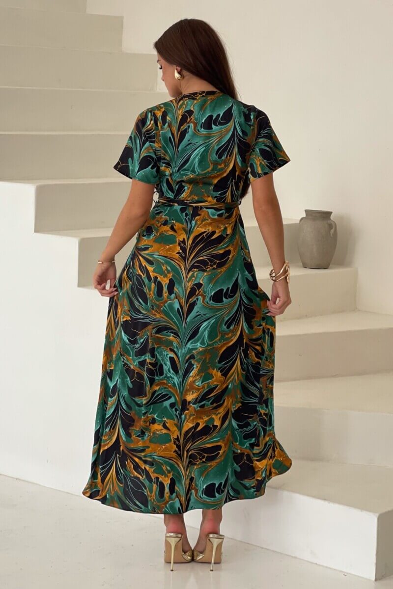 Karrah groen/print - Afbeelding 4