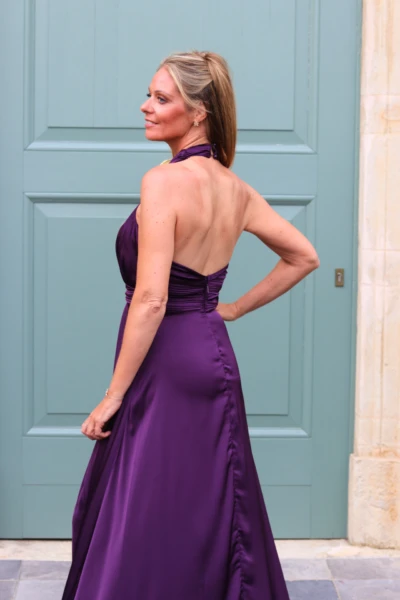 Alternative view of Edith aubergine