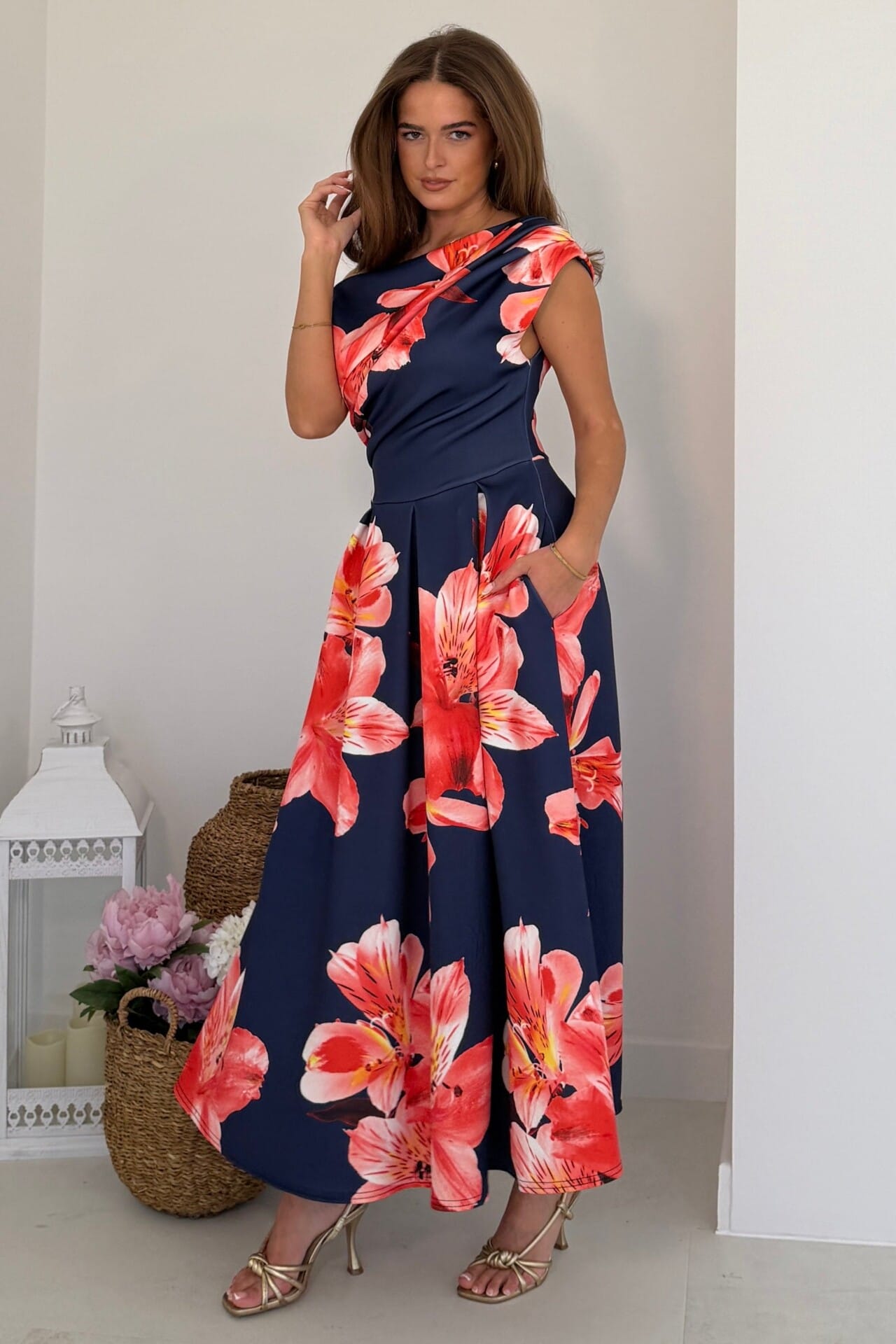 Ketty blauw/fuchsia - Afbeelding 3