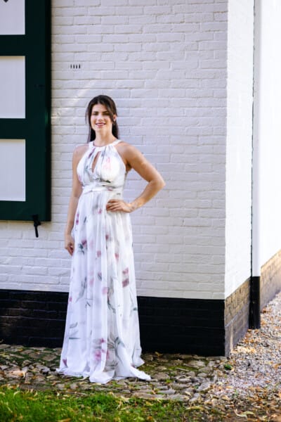Elinia wit bloem