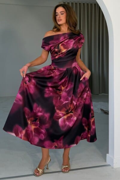 Ketty magenta bloem - Afbeelding 3