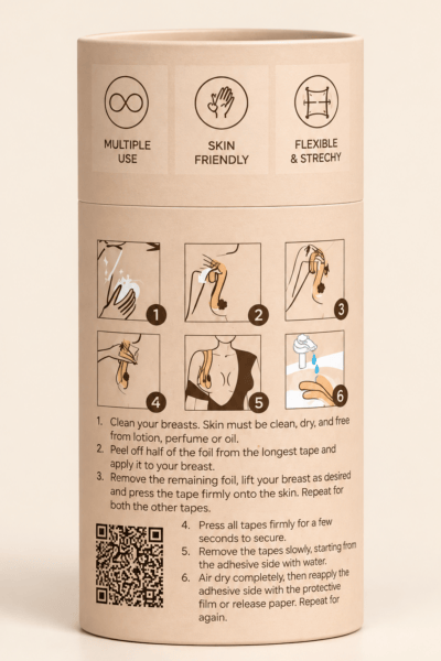 Alternative view of Magic silicone boob tape